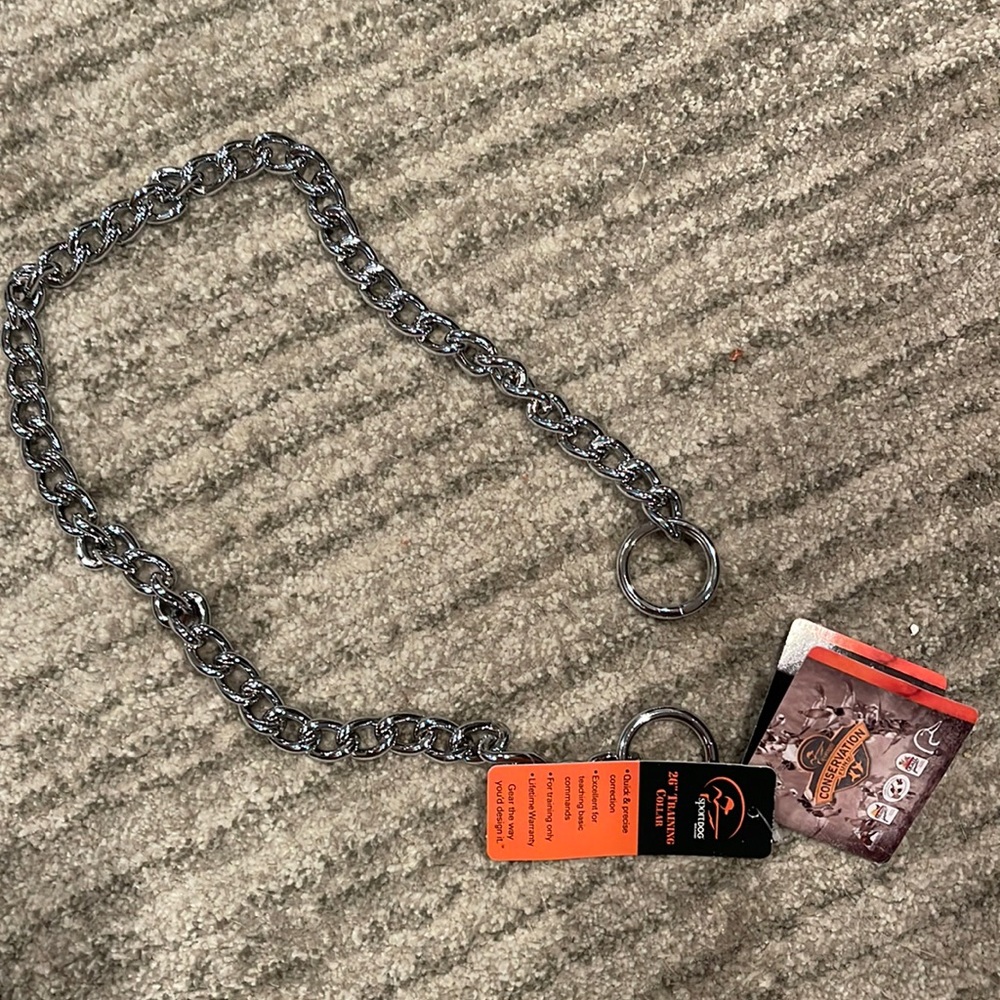 Sport dog Training collar chain